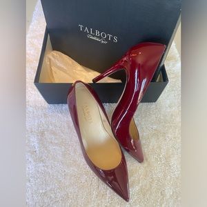 High Heel Shoes 7.5 W Dk Crimson